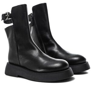 Ernesto Dolani Back Silver Buckle Rocker Boots